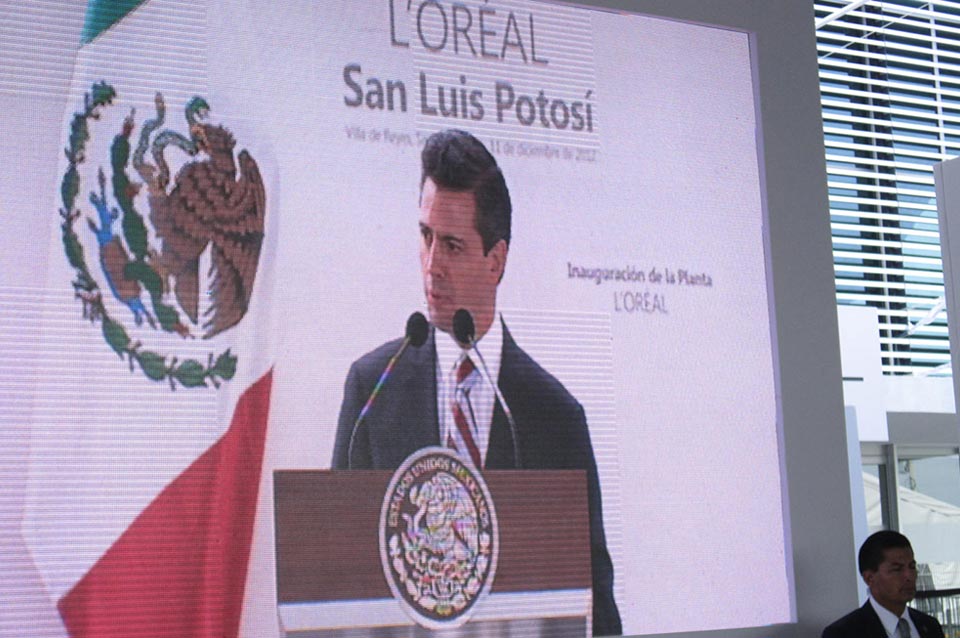 Opening L´oréal Planta 2012 San Luis Potosí Travel and Business